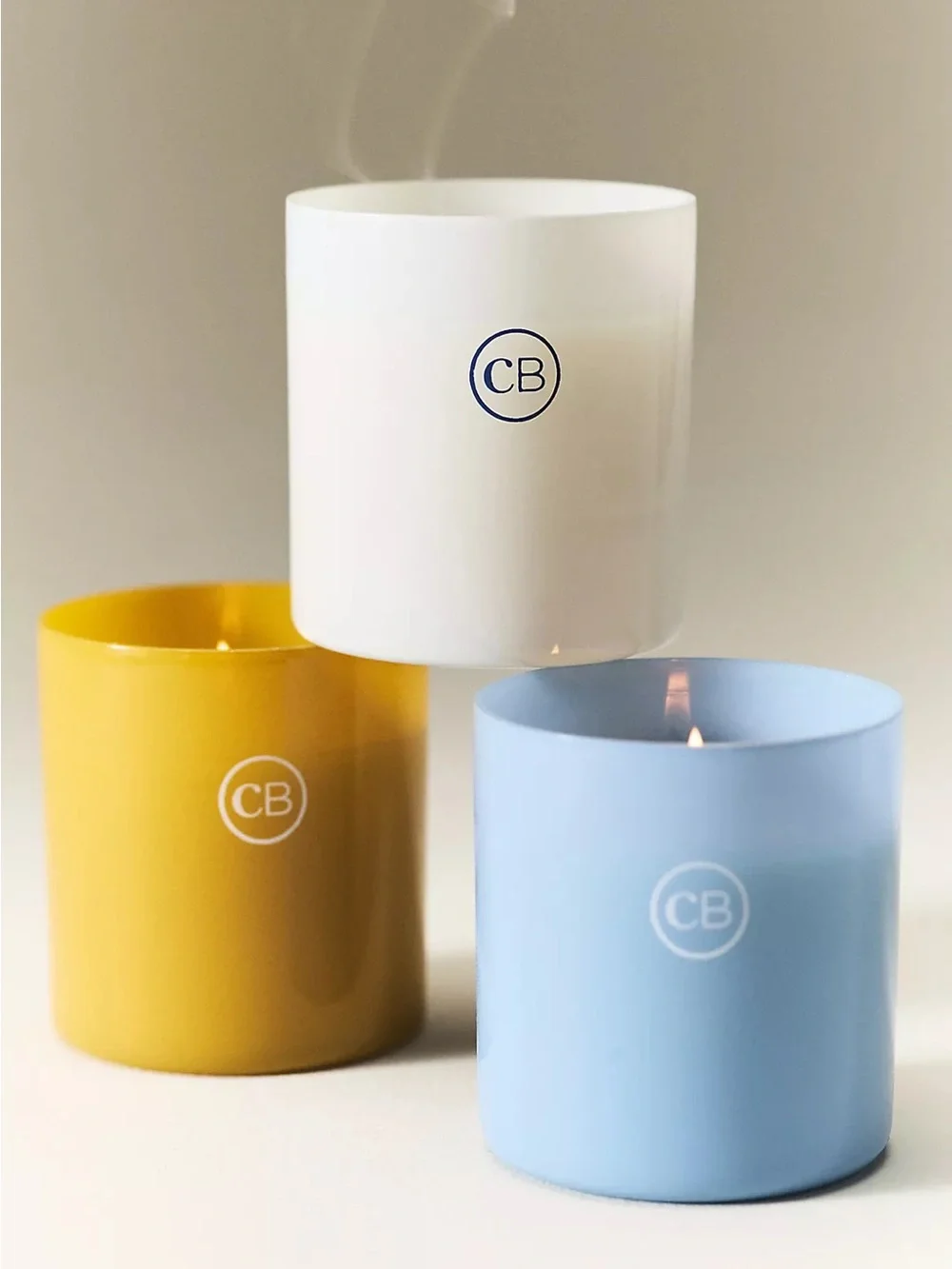 New Anthropologie Capri Blue Aloha Orchid Nautical Glass Candle 8 oz